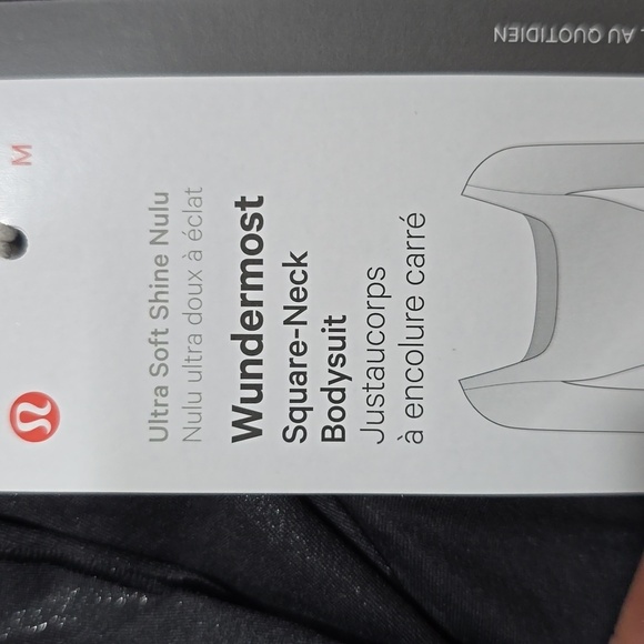 NWT Lululemon Wundermost Ultra-Soft Nulu Square-Neck Long-Sleeve Bodysuit Shine - Picture 11 of 11